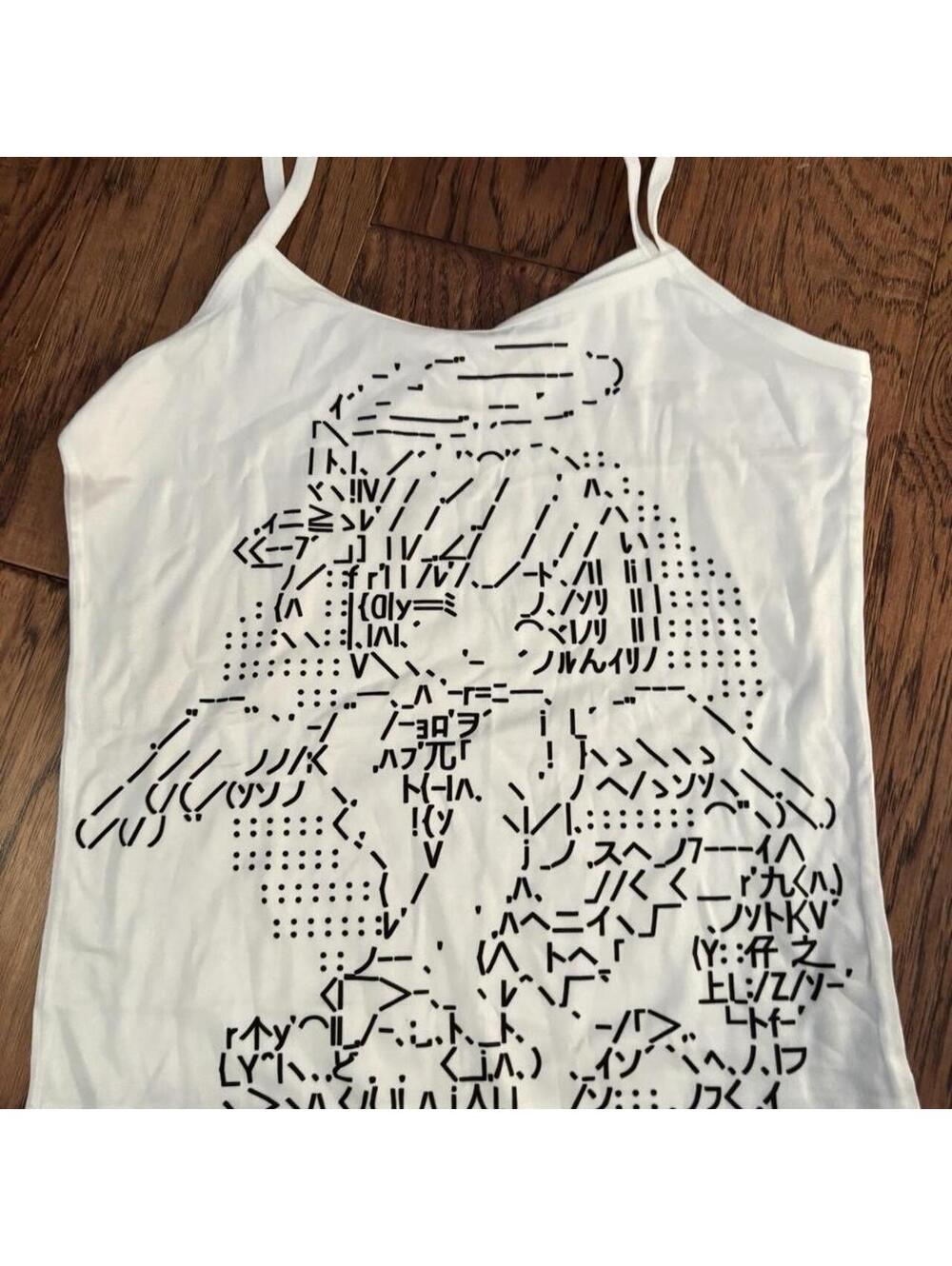 Aliexpress Women's White and Multi Crop-top